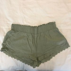 Green Hollister Shorts